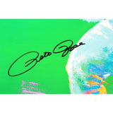 Pete Rose Autographed/Signed Cincinnati Reds 24x18 Lithograph Beckett 59176