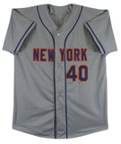 Bartolo Colon Authentic Signed Grey Pro Style Jersey Autographed BAS Witnessed