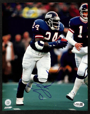 O.J. Anderson Signed/Autographed 8x10 Photo New York Giants JSA 199362