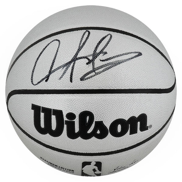 Dennis Rodman Signed Wilson Platinum Full Size NBA Basketball - (SCHWARTZ COA)