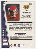 Jeff Garcia Signed 1999 Collectors Edge Triumph Rookie Card #T119 (SCHWARTZ COA)