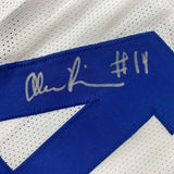 Framed Autographed/Signed Alec Pierce 33x42 White Football Jersey BAS COA