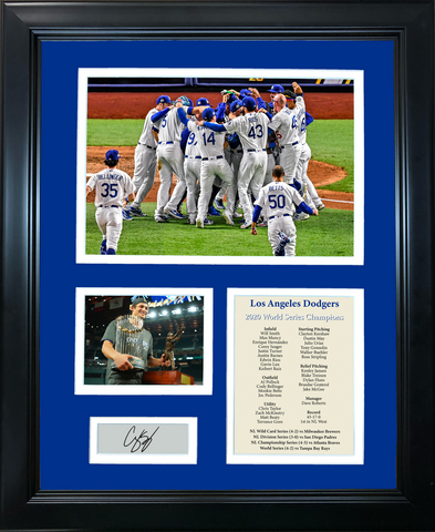 Framed Mookie Betts Los Angeles Dodgers Autographed Nike City