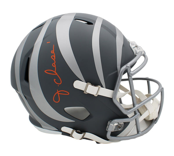 Ja'Marr Chase Signed Cincinnati Bengals Speed Full Size Slate NFL Helmet
