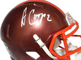 Amari Cooper Signed Cleveland Browns Flash Mini Helmet Beckett 40638