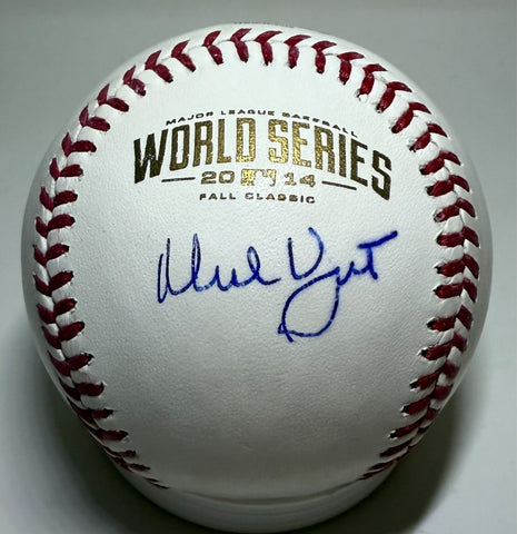 Kansas City Royals NED YOST Signed Official 2014 World Series MLB Baseball AUTO