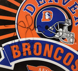 Glyn Milburn Signed Denver Broncos 1992 Mousepad Beckett 45027