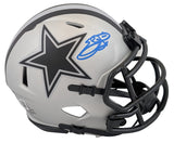 Cowboys Emmitt Smith Authentic Signed Rave Speed Mini Helmet BAS Witnessed
