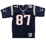 Rob Gronkowski Signed New England Patriots Mitchell & Ness Auth Navy NFL Jersey