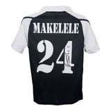 Claude Makelele Signed Real Madrid Adidas Authentic Jersey (Beckett) Team France