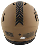 Steelers Joe Greene "HOF 87" Signed 2023 STS II F/S Speed Proline Helmet BAS Wit