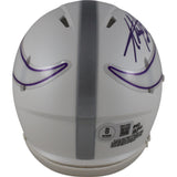 Adrian Peterson Autographed Minnesota Vikings 24 Alt Mini Helmet Beckett 49255