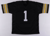 Bill Cowher Signed Pittsburgh Steelers Coach Highlight Stat Jersey (JSA COA)