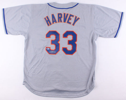 Matt Harvey Signed Mets Jersey / New York Met 2012-2018 (Beckett COA) Starter