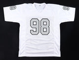 Maxx Crosby Signed Las Vegas Raiders Jersey (Beckett) 2019 4th Rnd Draft Pick DE