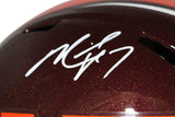 Michael Vick Autographed Virginia Tech Hokies F/S Helmet Beckett 40995