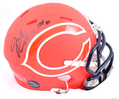 Jimbo Covert Autographed Chicago Bears Amp Speed Mini Helmet w/HOF- Prova *Black