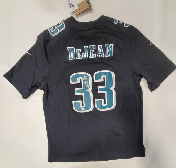 COOPER DEJEAN SIGNED PHILADELPHIA EAGLES NIKE SUPER BOWL SCREENPRINT XL JERSEY