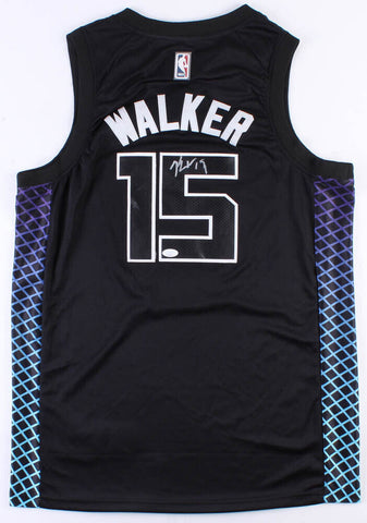 Kemba Walker Signed Charlotte Hornets Jordan Custom Style Jersey (JSA COA)
