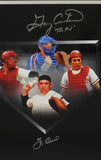Gary Carter & Yogi Berra Signed Framed 16x20 MLB Catchers Photo with "The Kid"