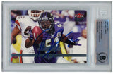 Ray Lewis Autographed/Signed 2006 Fleer Ultra 17 Trading Card Slab Beckett 52675