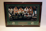 Boston Celtics Legends Autographed Photo Framed 23x33 JSA LOA