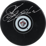 Dave Ellett Autographed/Signed Winnipeg Jets Logo Puck JSA 54002