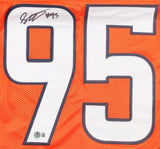 Sai'vion Jones Signed Denver Broncos Jersey (Beckett) Ex LSU Tigers Defens, End