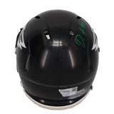 Devonta Smith Autographed Eagles Alternate Black Speed Mini Helmet Fanatics