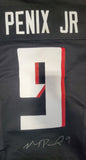MICHAEL PENIX SIGNED ATLANTA FALCONS NIKE AUTHENTIC SCREENPRINT JERSEY BECKETT