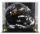 Ravens Terrell Suggs Signed Full Size Speed Rep Helmet W/ Case BAS Witnessed