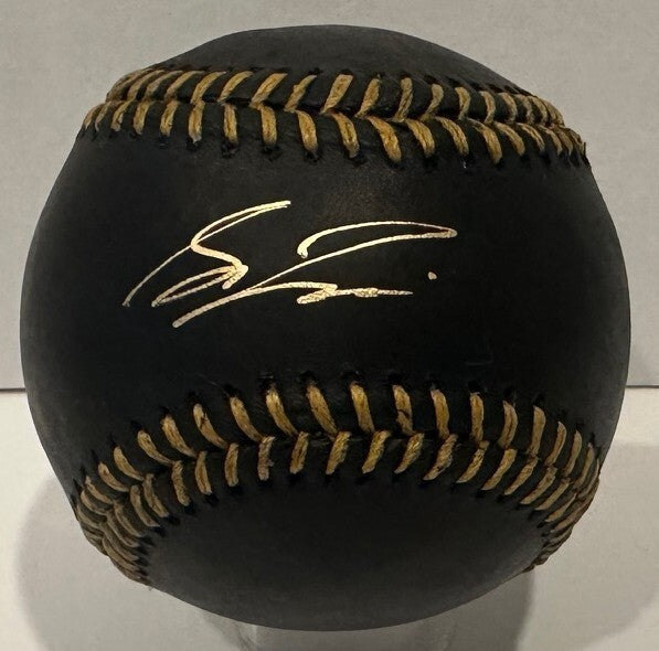 Brewers Gold Glover SAL FRELICK Signed Official MLB BLACK Baseball AUTO - BAS