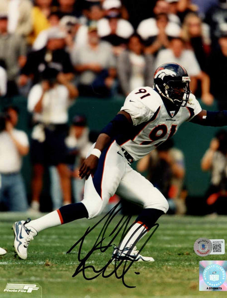 Alfred Williams Autographed Denver Broncos 8x10 Photo Beckett 50501
