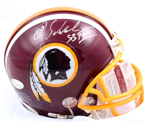 Jay Schroeder Autographed Washington Mini Helmet w/SB WP171012 - JSA W *Silver
