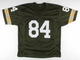Carroll Dale Signed Green Bay Packer Jersey Inscribed "GB Rec 19.72 YPC" JSA COA