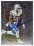 D'Andre Swift Signed Lions 2020 Panini Select Certified RC SCR-15 (SCHWARTZ COA)