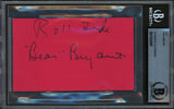 Paul Bear Bryant Autographed Cut Signature Alabama "Roll Tide" Beckett #16545867
