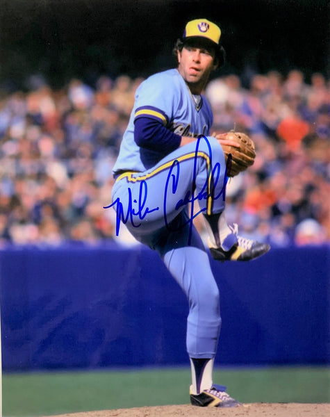 Brewers MIKE CALDWELL Signed 8x10 Photo #5 AUTO - 1982 World Series Brewers