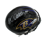 JK Dobbins Signed Baltimore Ravens Speed Flex Authentic NFL Helmet