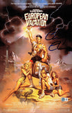 CHEVY CHASE AUTOGRAPHED 11X17 MOVIE POSTER EUROPEAN VACATION BECKETT 234642