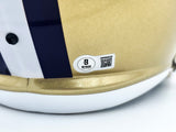 MICHAEL PENIX JR. AUTOGRAPHED WASHINGTON GOLD FULL SIZE HELMET BECKETT 242565