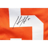 Hendon Hooker Autographed College Style Orange Jersey Beckett 42792