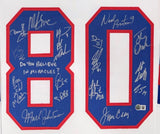 1980 USA Hockey (18) Signed Framed White Hockey Jersey Do You Believe BAS