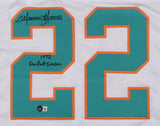 Mercury Morris Signed Dolphins Jersey Inscibd 1972 Perfect Season (Beckett) R.B.
