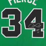 FRMD Paul Pierce Boston Celtics Signed 2007-08 Mitchell & Ness Jersey w/Insc
