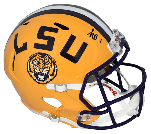 KAYSHON BOUTTE AUTOGRAPHED LSU TIGERS FULL SIZE SPEED HELMET BECKETT