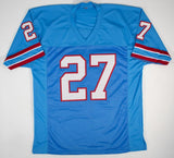 Eddie George Signed Houston Oilers Jersey (Beckett) 1996 Rookie of the Year / RB