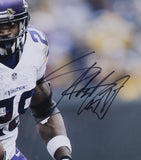 Adrian Peterson Signed Framed Minnesota Vikings 16x20 Run Photo BAS