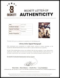 Johnny Unitas Autographed Signed 8x10 Photo Baltimore Colts Beckett BAS #AC95529