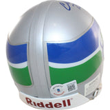 Chad Brown Signed Seattle Seahawks VSR4 Replica Mini Helmet Beckett 44215